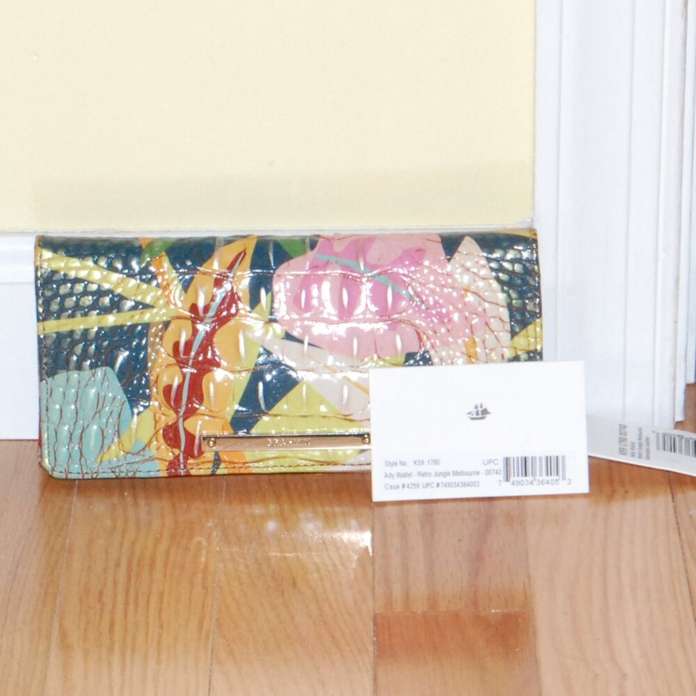 NWT - Brahmin Ady Wallet Retro Jungle Melbourne